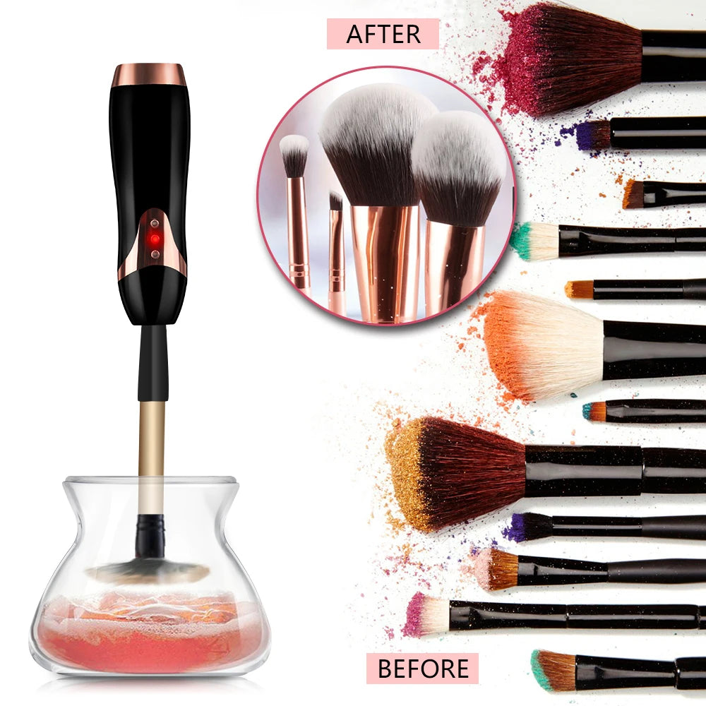 Glamour Glow Electric Makeup Brush Cleaner